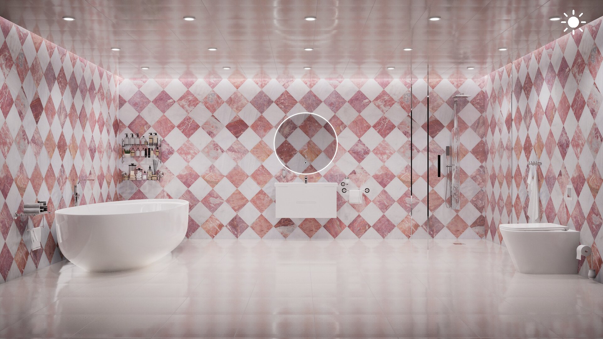 Pink Environment View