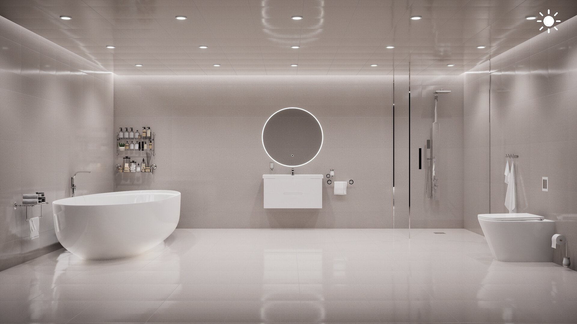 White Environment View